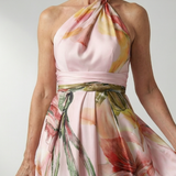 Amiel | Lekka sukienka maxi w kwiaty