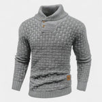 Elías – Stylowy sweter z golfem i guzikami