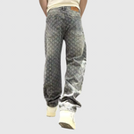 Spodnie jeansowe Jacquard