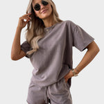 Swobodny zestaw z T-shirtem i spodniami jogger