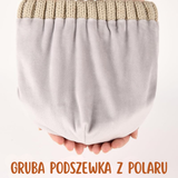 Zimowy elegancki zestaw czapka-szal-rękawiczki