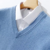 Floris | Elegancki sweter z dekoltem w kształcie litery V