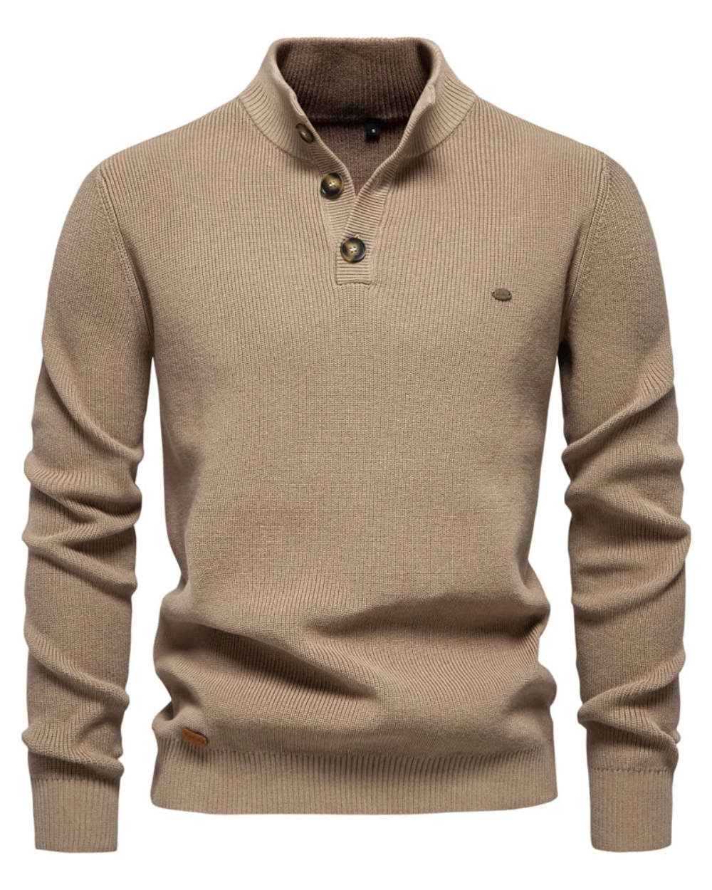 Dzianinowy sweter męski