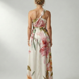 Amiel | Lekka sukienka maxi w kwiaty