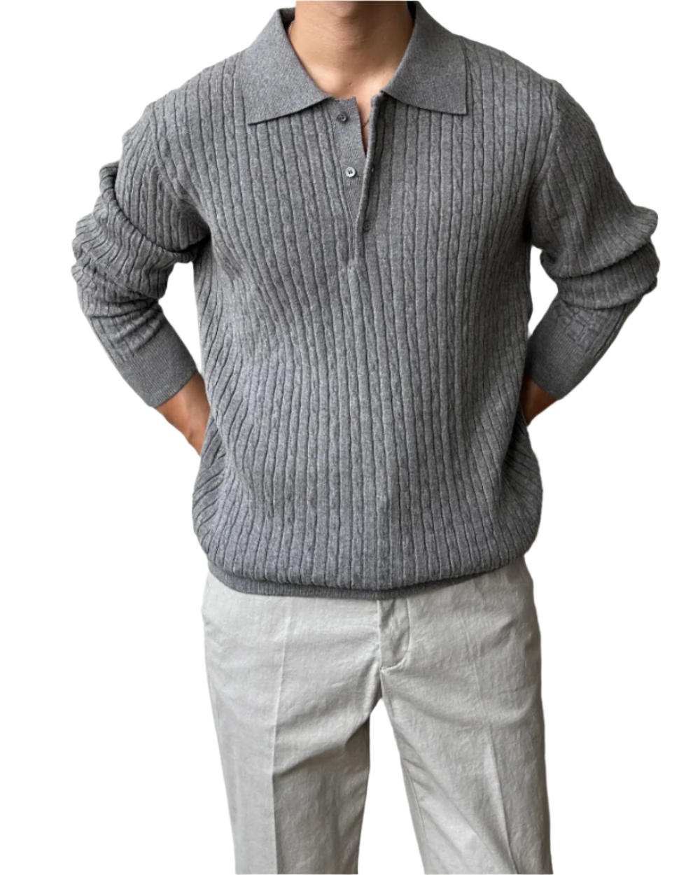 Sweter z dzianiny Tomasso