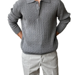Sweter z dzianiny Tomasso