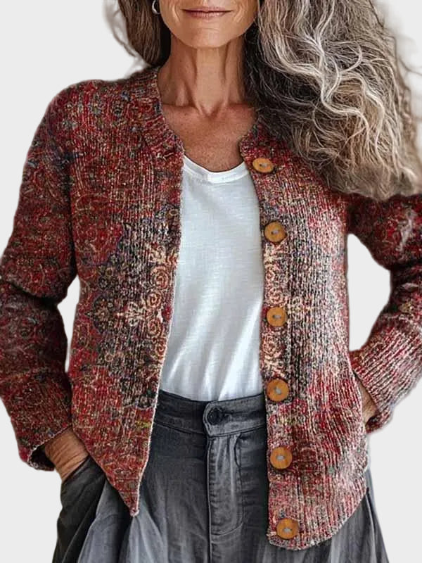 Belindra™ - Kardigan w Boho Wzór