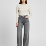 Aitana | Szare jeansy bootcut – swobodna elegancja