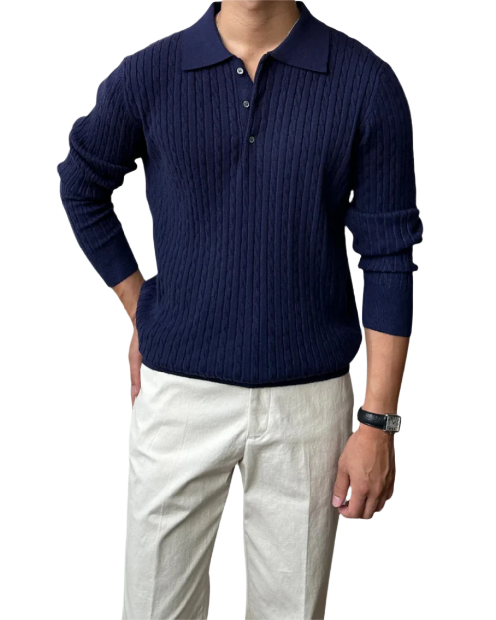 Sweter z dzianiny Tomasso