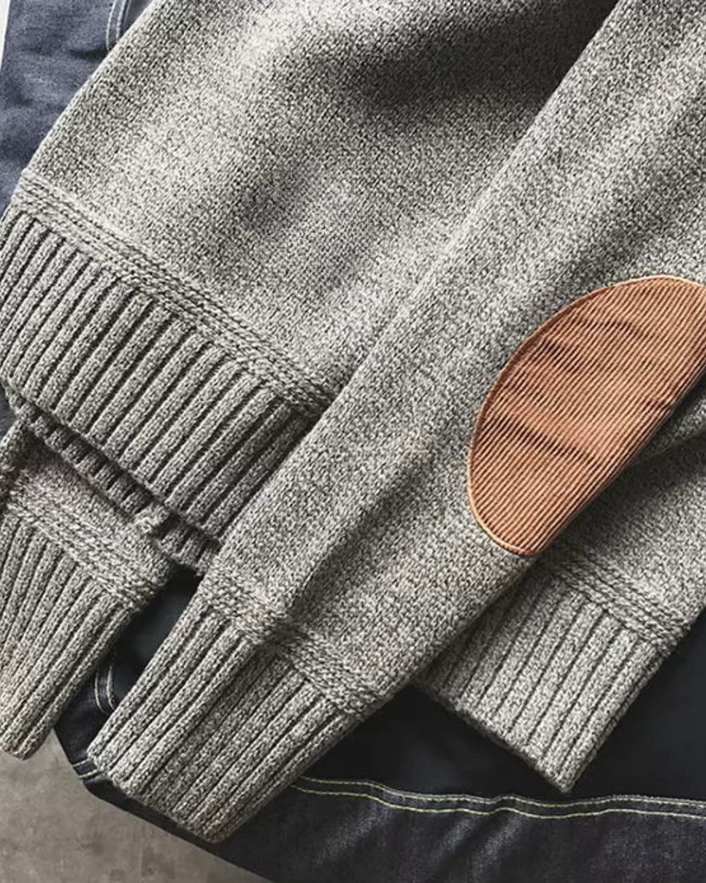 Męski sweter w stylu casual