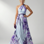 Amiel | Lekka sukienka maxi w kwiaty