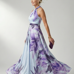 Amiel | Lekka sukienka maxi w kwiaty