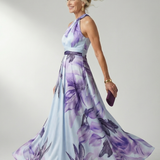 Amiel | Lekka sukienka maxi w kwiaty