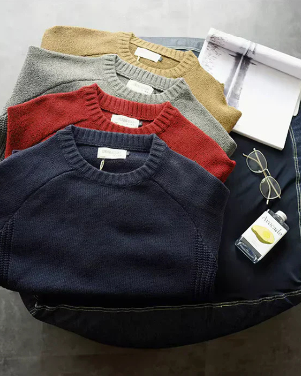 Męski sweter w stylu casual