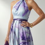 Amiel | Lekka sukienka maxi w kwiaty