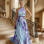 Amiel | Lekka sukienka maxi w kwiaty