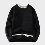 Sweter z teksturowanym wzorem w stylu abstrakcyjnym