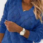 Agnes | Sweter z dekoltem w serek