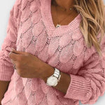 Agnes | Sweter z dekoltem w serek
