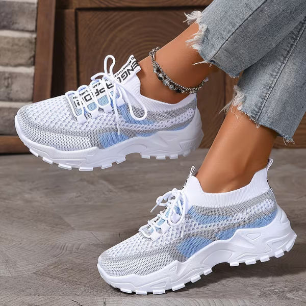 Airsynq - oddychające damskie sneakersy na całodniowy komfort