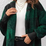Alberte | Bluza z kapturem w kratkę