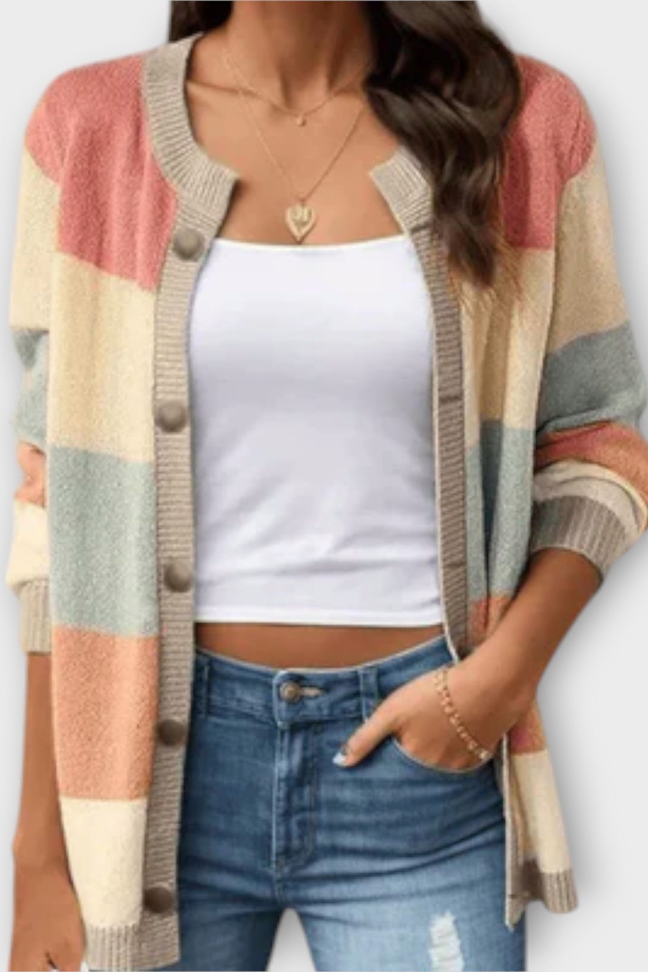 Amalie | Sweter w paski