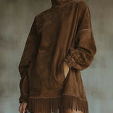 Tia | Sukienka suede