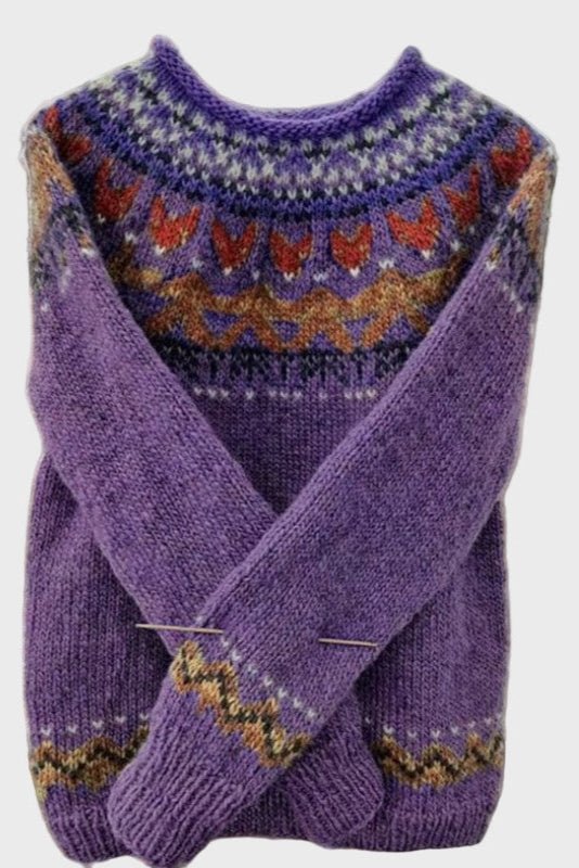 Ditte | Bluza z nadrukiem Orvokki