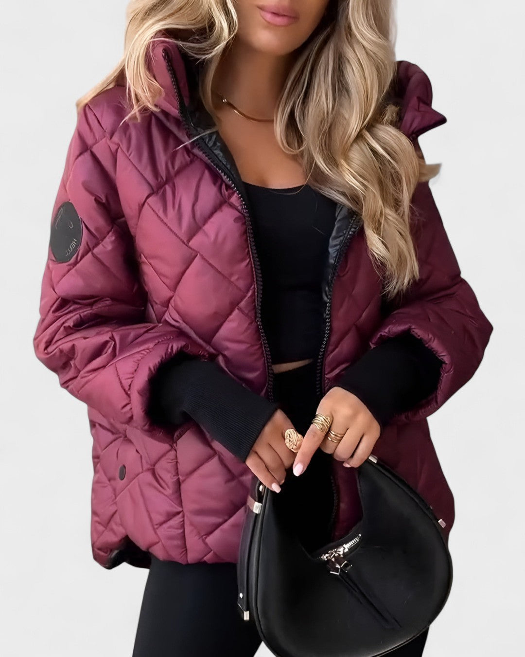 Ema™ | Elegancka kurtka z kapturem