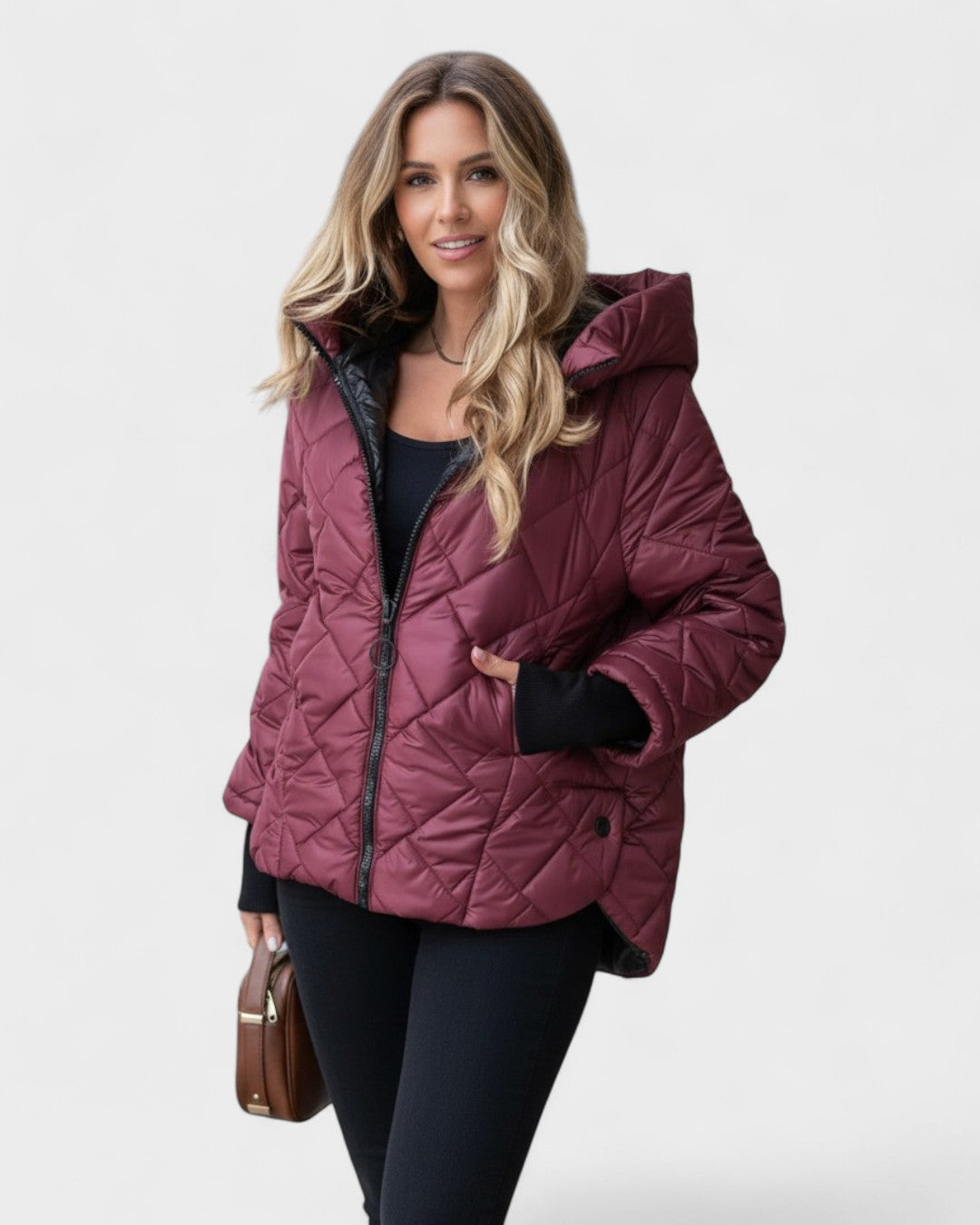 Ema™ | Elegancka kurtka z kapturem