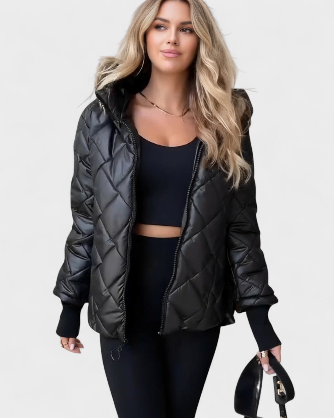 Ema™ | Elegancka kurtka z kapturem