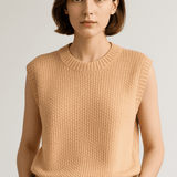 Inger | Sweter bez rękawów