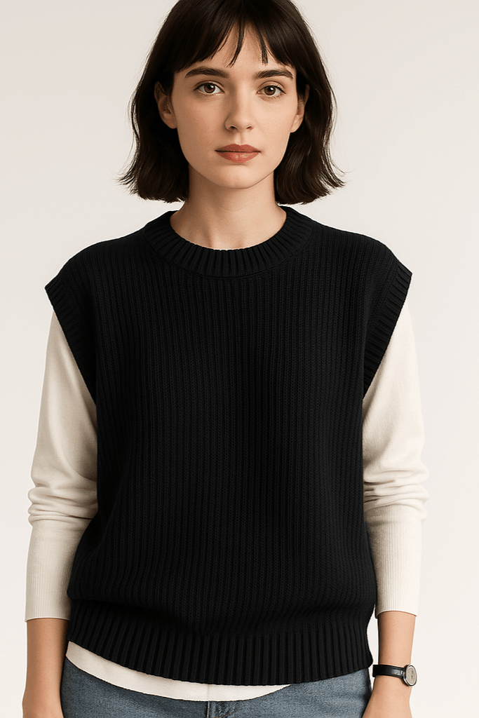 Inger | Sweter bez rękawów