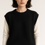 Inger | Sweter bez rękawów