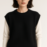 Inger | Sweter bez rękawów