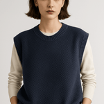 Inger | Sweter bez rękawów
