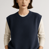 Inger | Sweter bez rękawów