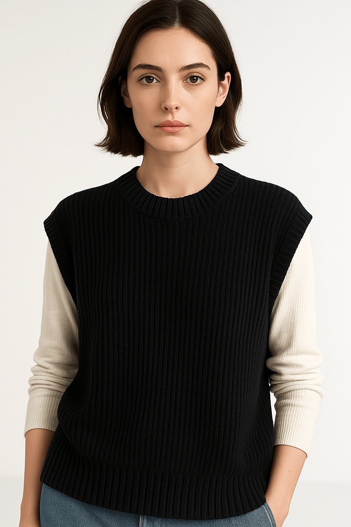 Inger | Sweter bez rękawów