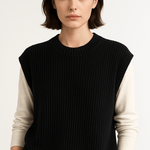 Inger | Sweter bez rękawów