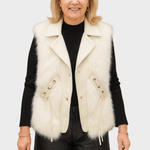 Katrine | Elegancka skórzana kamizelka