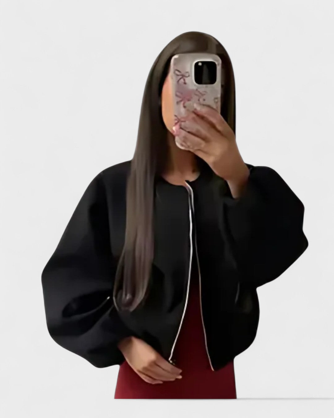 Katrine™ | Krótka kurtka bomberka