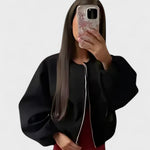 Katrine™ | Krótka kurtka bomberka