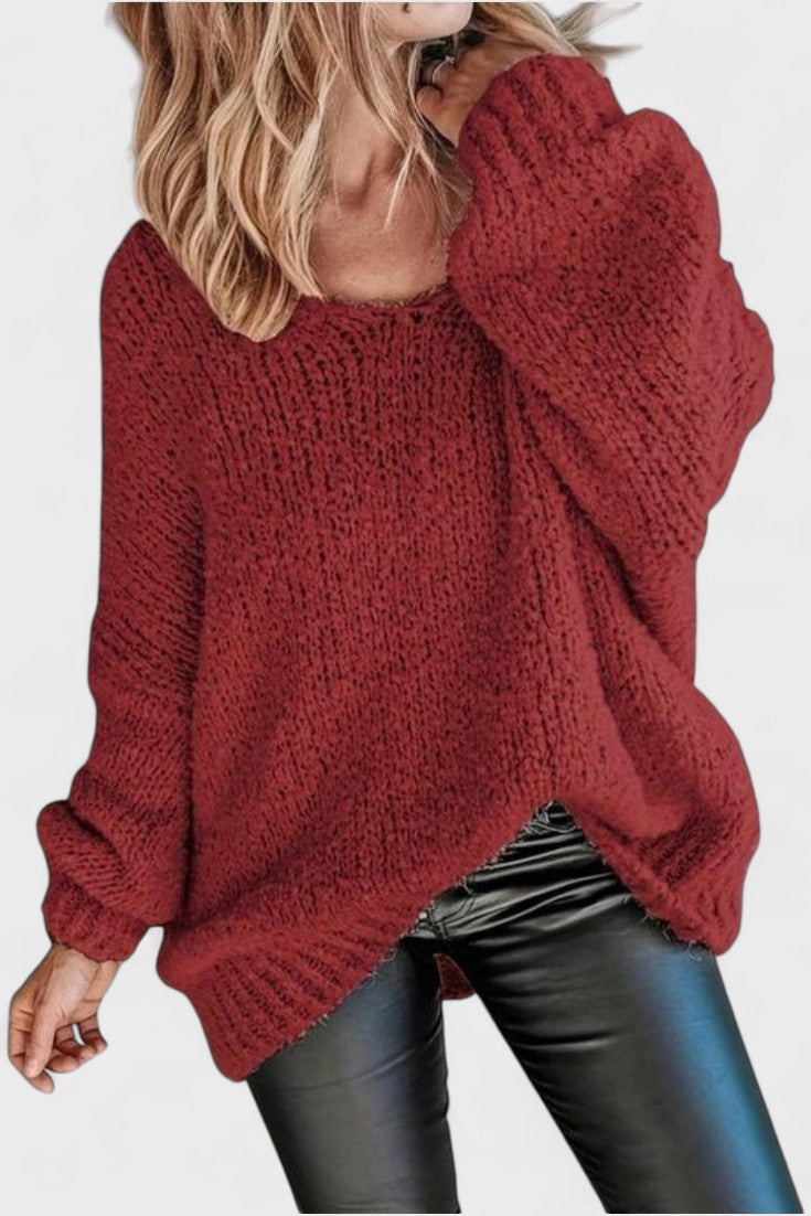 Katrine™ | Lekki sweter z dzianiny z okrągłym dekoltem