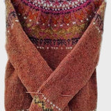 Majken | Sweter w stylu retro
