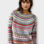 Malene | Sweter w stylu retro