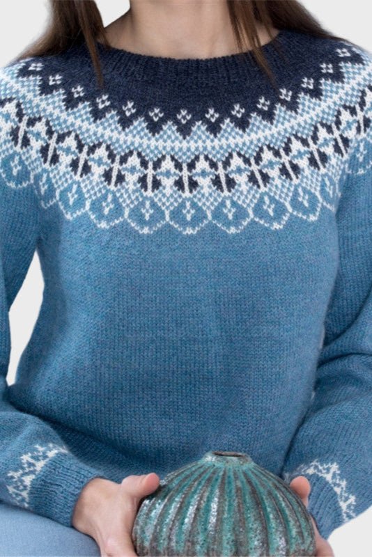 Malou | Sweter polo z dzianiny