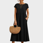 Gabrielle™ — Midi sukienka w eleganckim, ponadczasowym stylu
