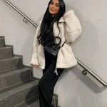 Mille™ | Elegancki szlafrok typu teddy w stylu skandynawskim