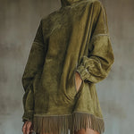 Tia | Sukienka suede