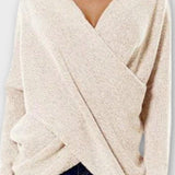 Olivia | Sweter z dekoltem w serek